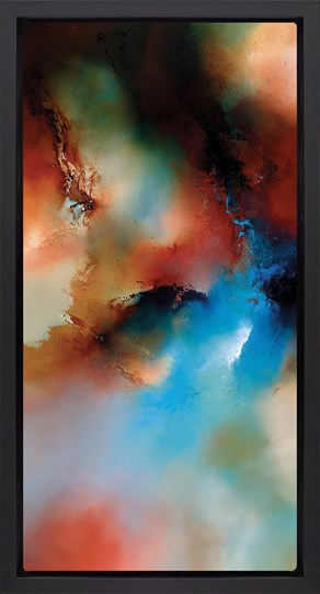 Cloudsong I by Simon Kenny - Framed Glazed Box Canvas